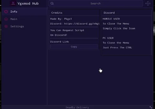 Deadly delivery scripts - no key