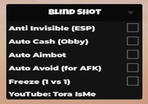 Blind shot scripts - no key