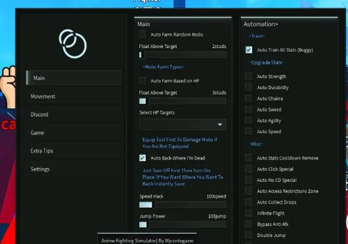 anime fighting simulator endless scripts - no key