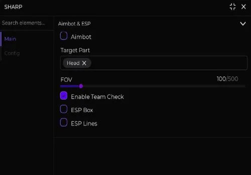 SHARP scripts - no key