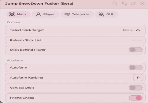 jump showdown scripts - no key