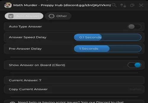 math murder scripts - no key