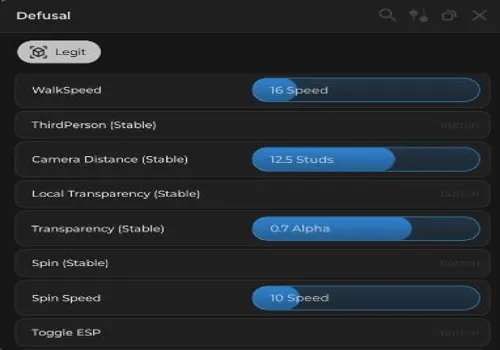 defusal scripts - no key