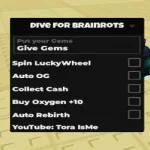 dive for brainrots scripts - no key