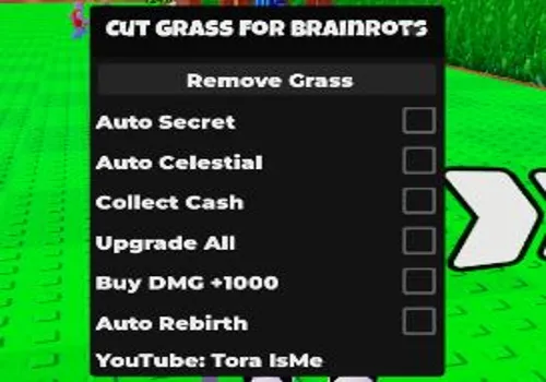 Cut grass for brainrots scripts - no key