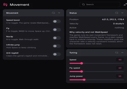 Robscript team’s Strafe Hub interface