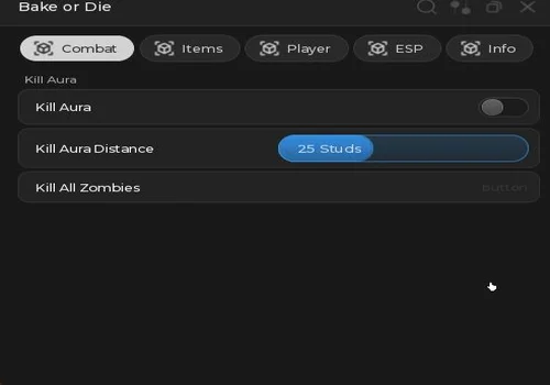 BeboMods interface for Bake or Die