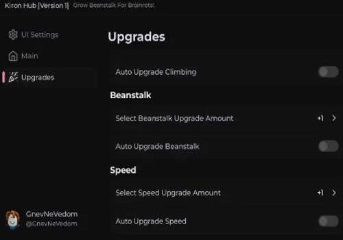 grow beanstalk for brainrots scripts - no key