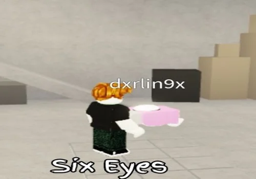 Nameless v12 Small Hitbox test visible from a second Jujutsu Shenanigans account