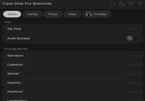 Cave Dive for Brainrots scripts - KhSaeed90