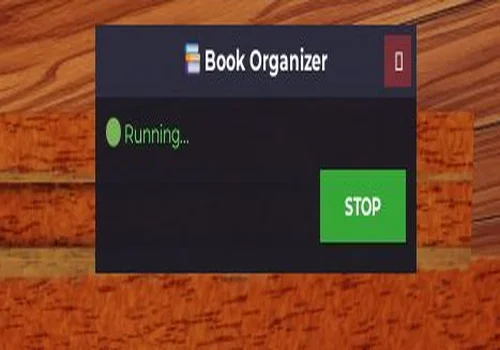 This is an open-source script that automatically sorts books onto shelves. Don't let the slow sorting speed scare you — the game has server-side protection that simply won't let you do it any faster.