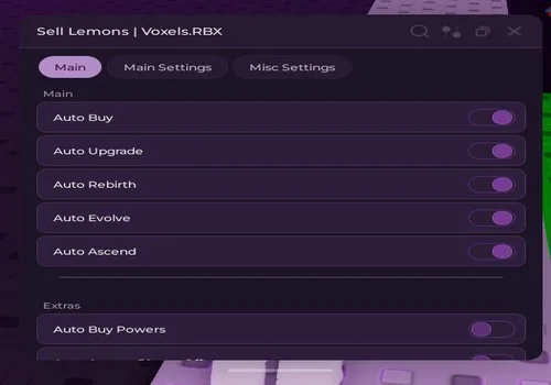 OpenSource and Keyless Sell Lemons script
