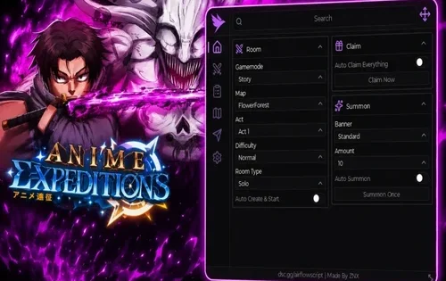 Anime Expeditions scripts 2026 – NO KEY (Macro Records, Auto Play)