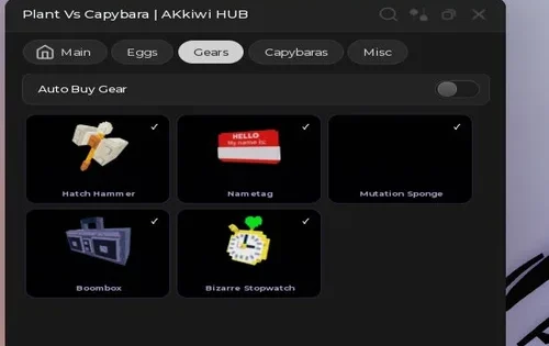 Capybaras VS Plants scripts 2026 – NO KEY (Autofarm)