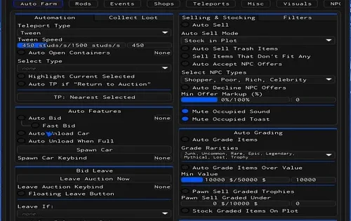 Storage Hunters: Open World scripts 2026 – (Auto Bid, Autofarm)