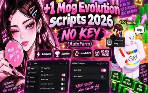+1 Mog Evolution scripts 2026 – NO KEY (AutoFarm)