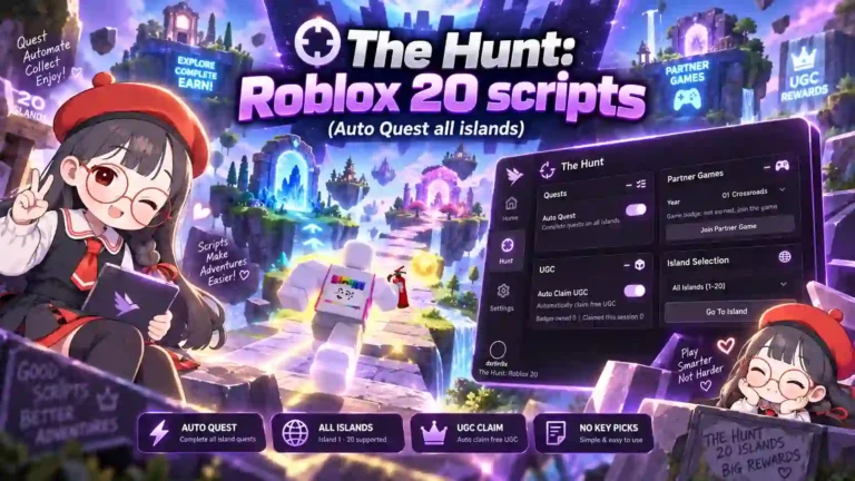 The Hunt: Roblox 20 scripts