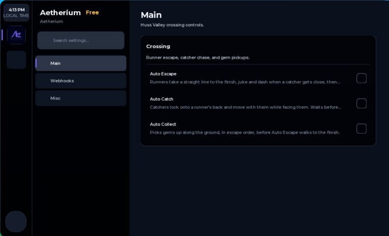 Huss Valley scripts