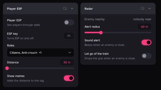 RailSide Script NO KEY – (Player ESP, Radar & Movement)